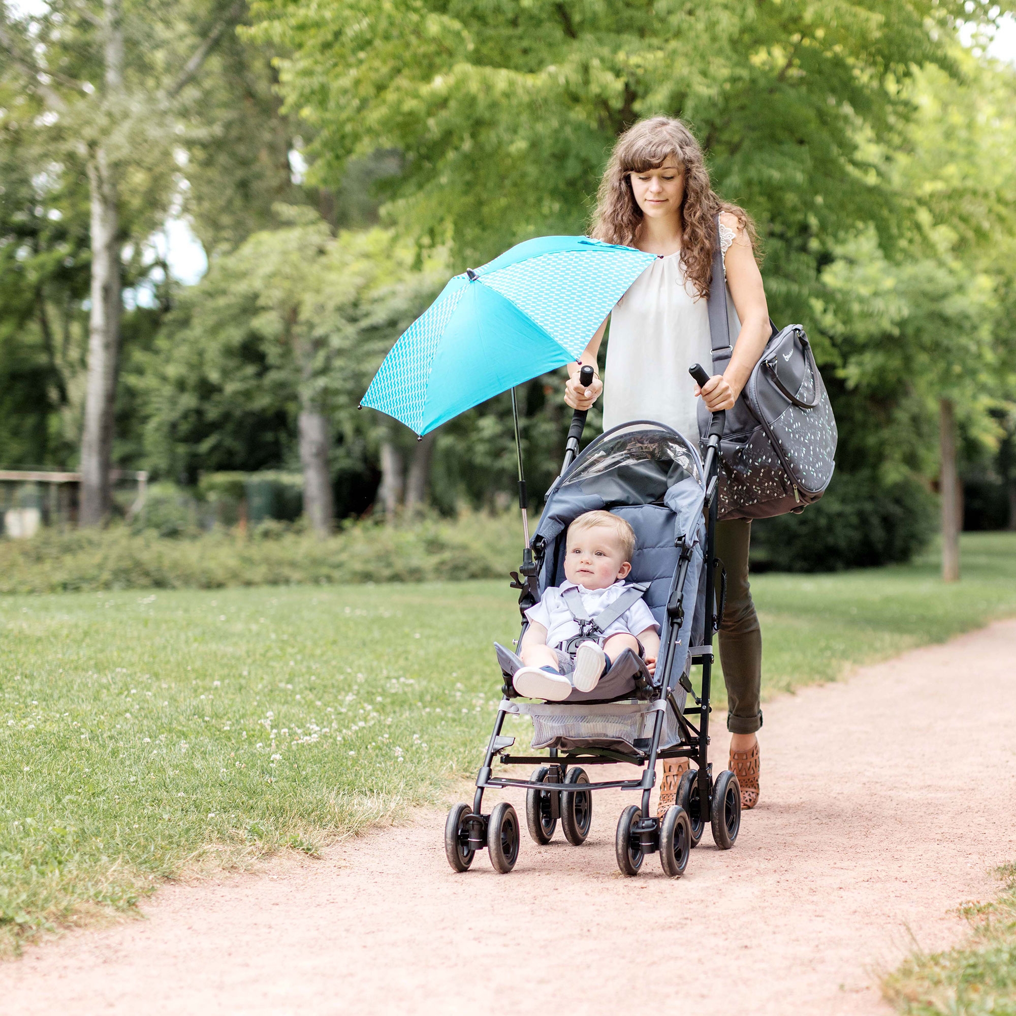 Badabulle Anti Uv Baby Child Pushchair Stroller Buggy Umbrella Parasol Ebay