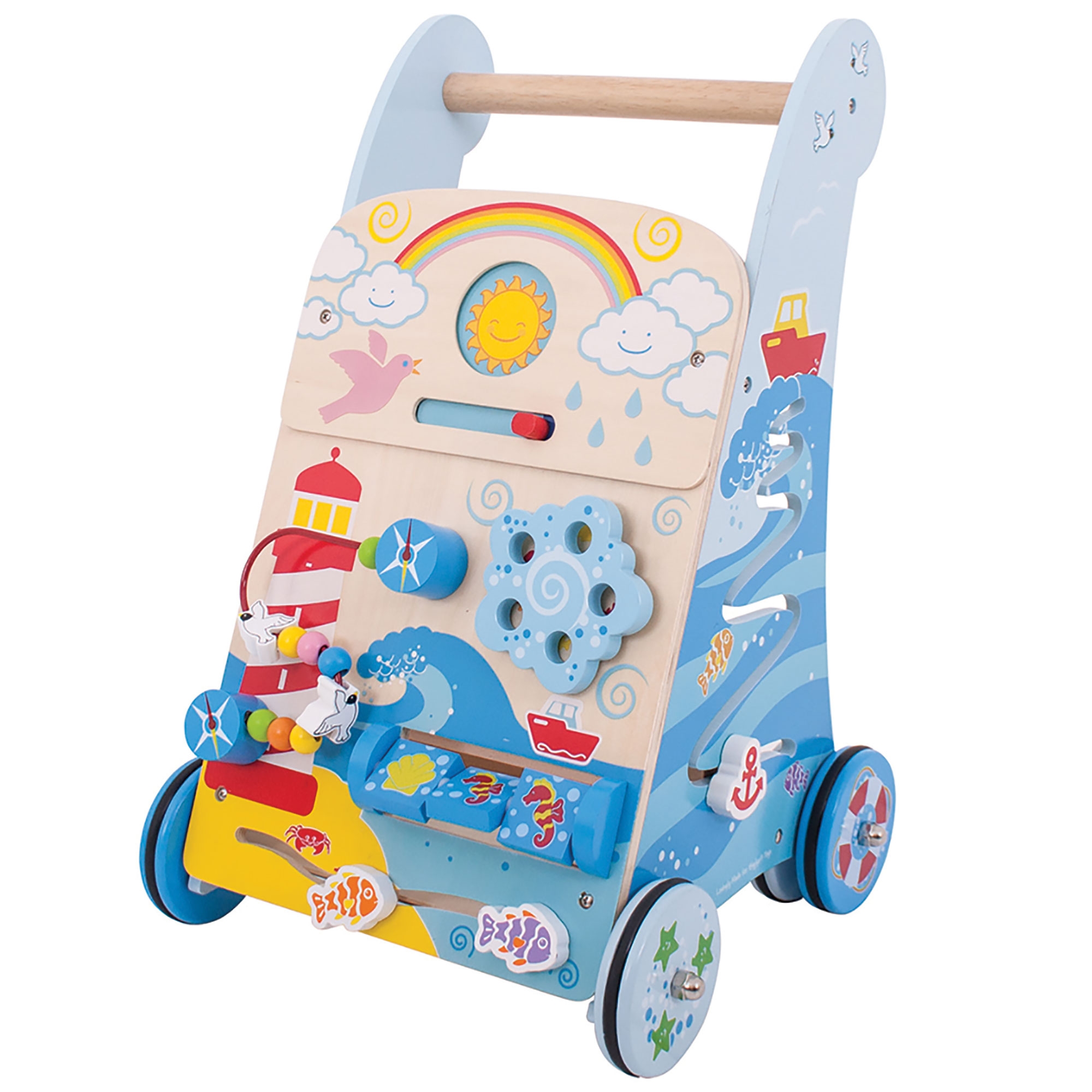 nuby wooden walker