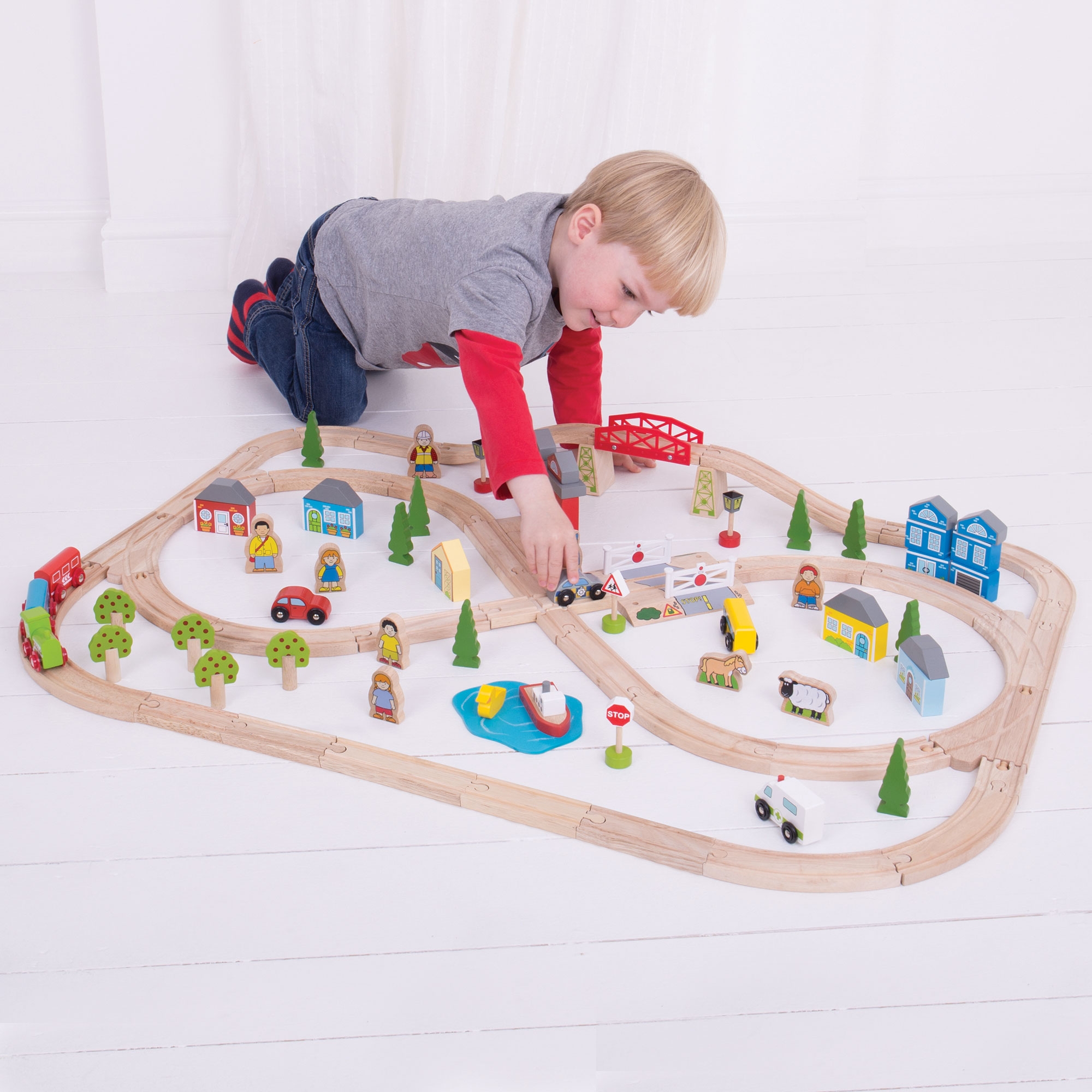 town and country train set