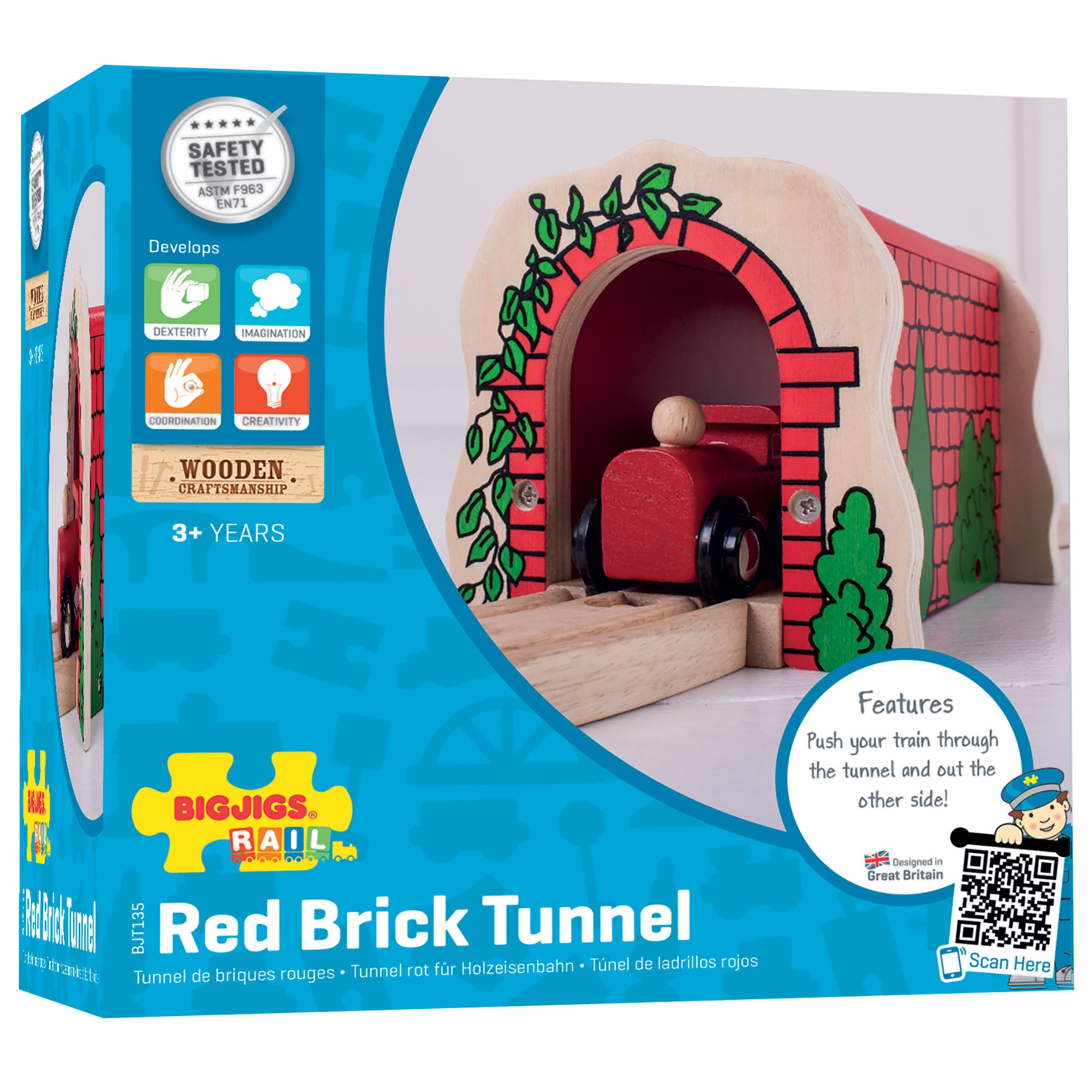 bigjigs double tunnel