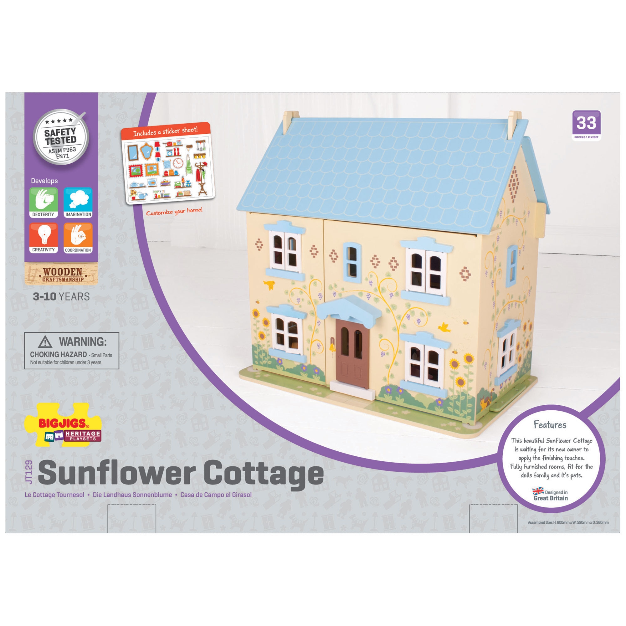 sunflower cottage dolls house
