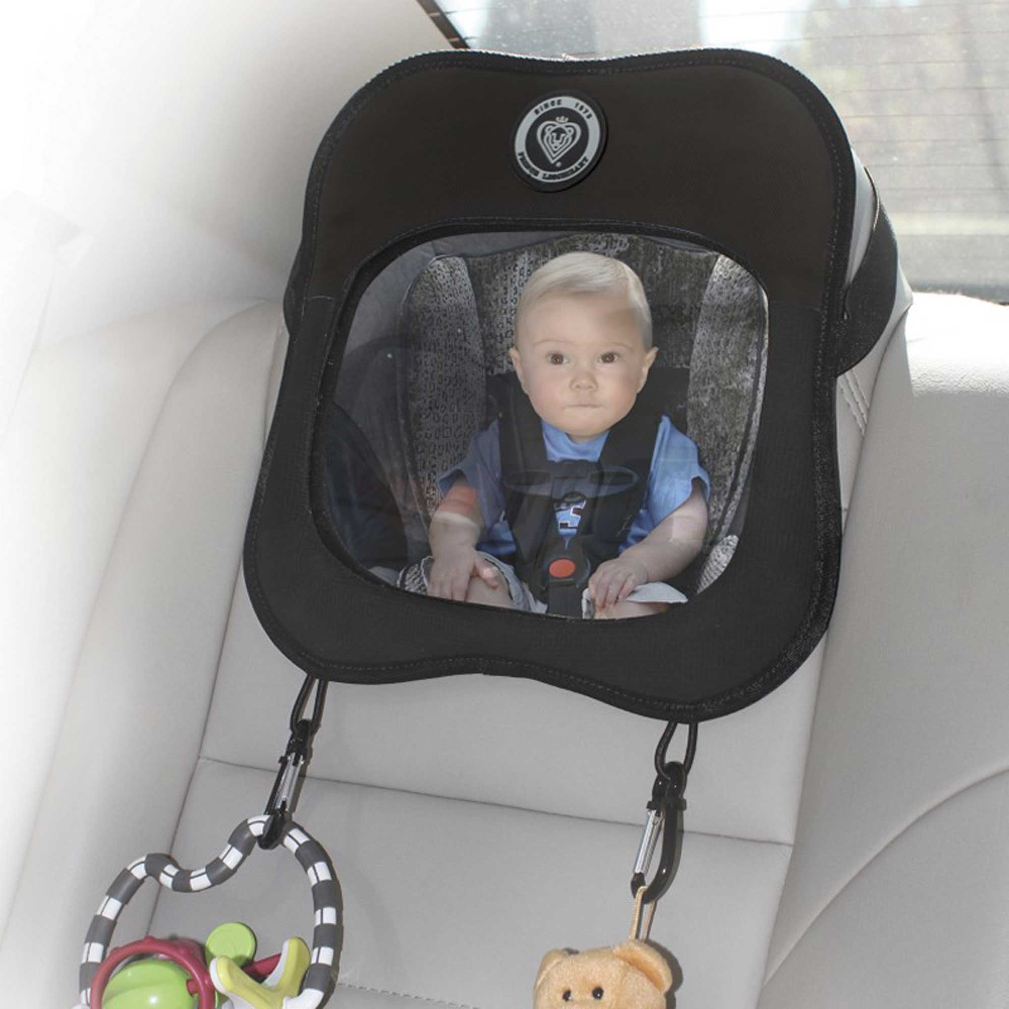 Grey Child View Mirror Black For Rear Facing Seat Prince Lionheart Baby
