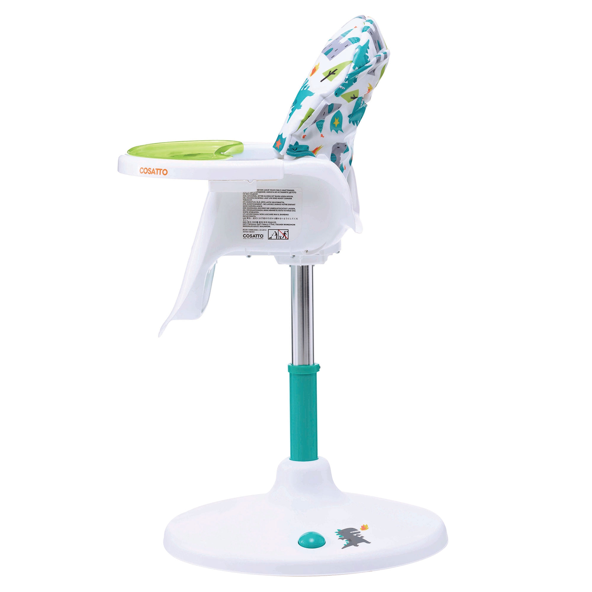 cosatto dinosaur high chair
