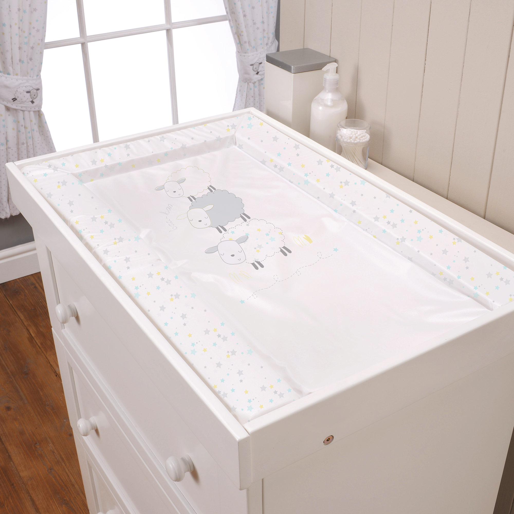 East Coast Nursery Counting Sheep Baby Changing Mat Liner Ebay