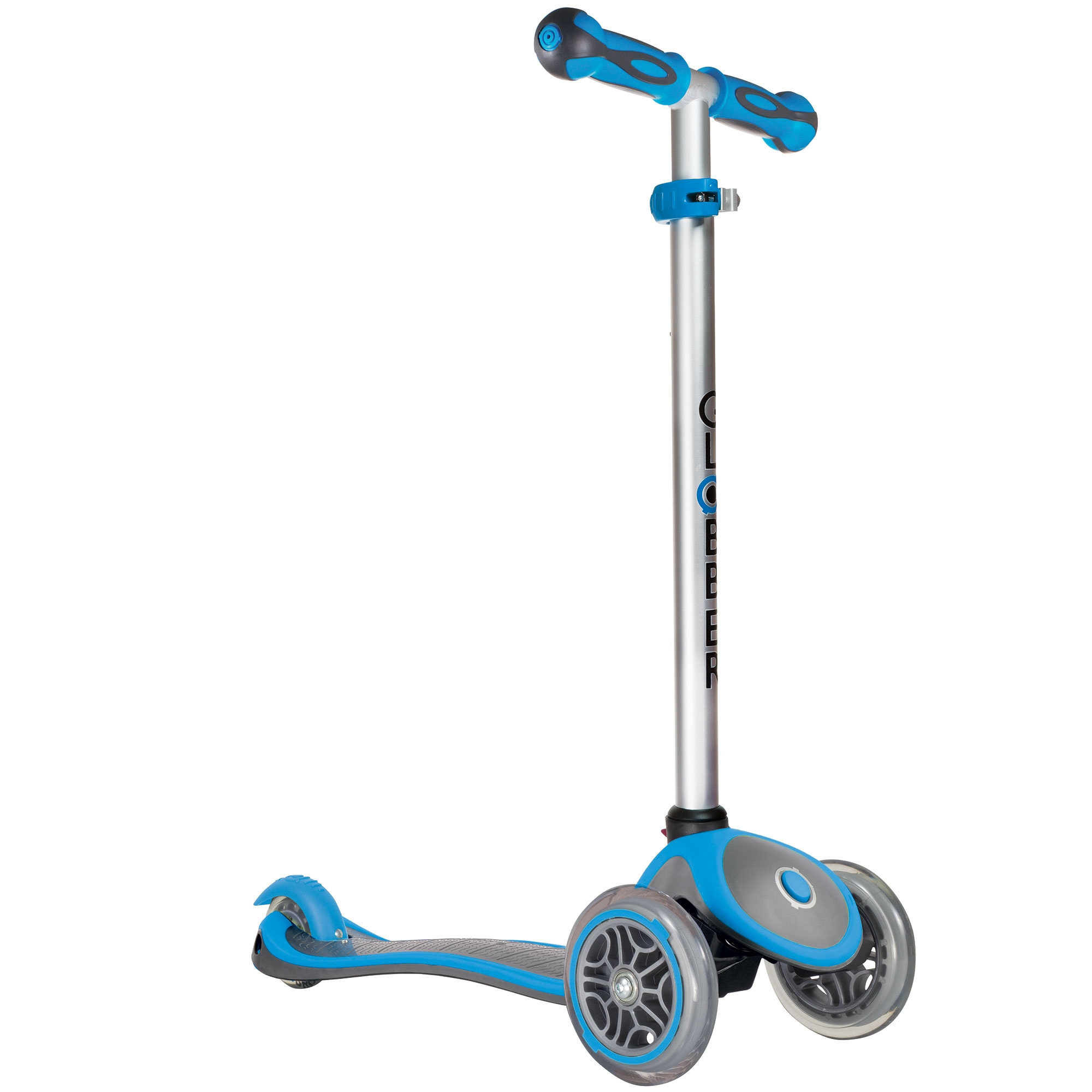 Globber Evo 4 in 1 Plus Kids Adjustable Scooter Neon Blue | eBay