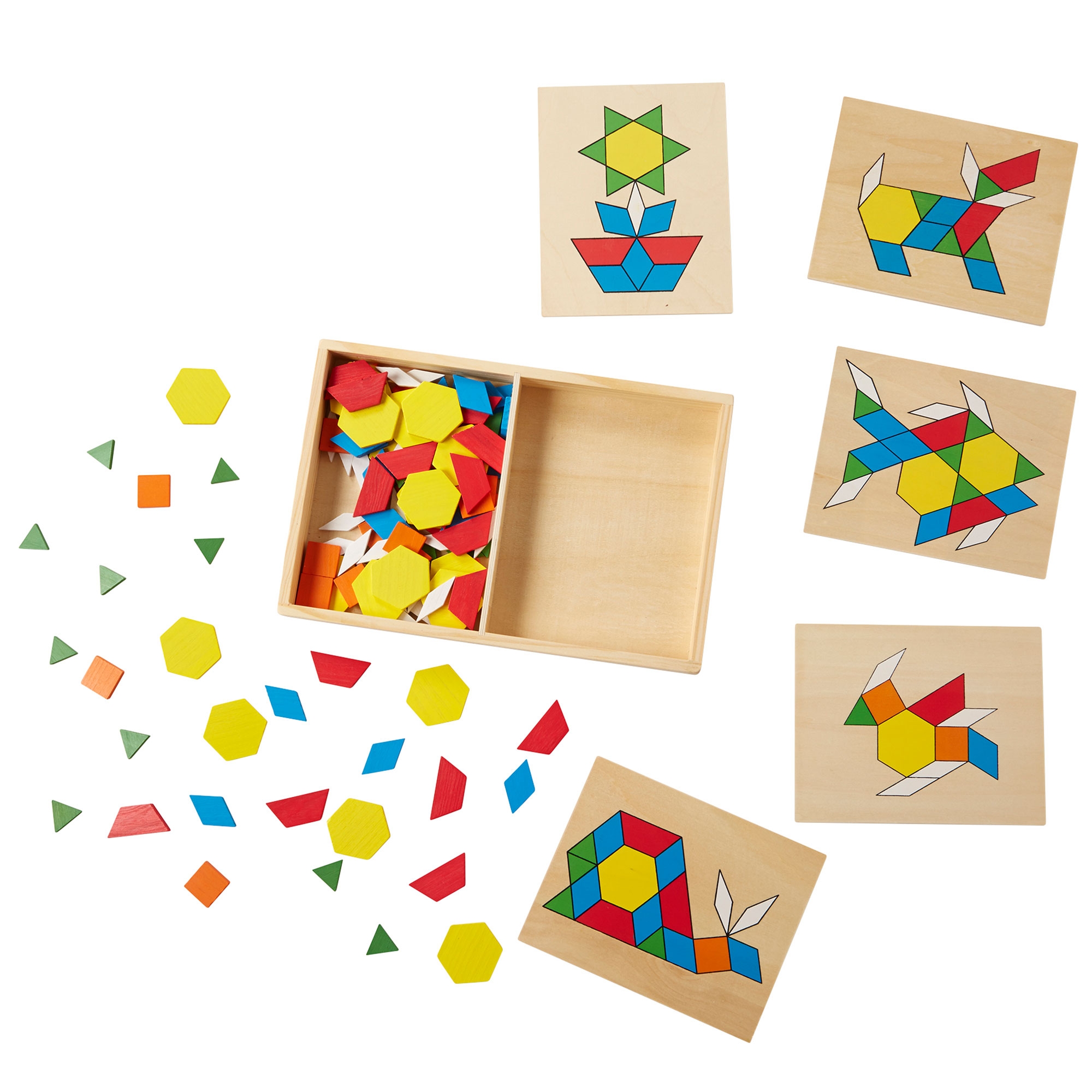 melissa and doug pattern blocks and boards set