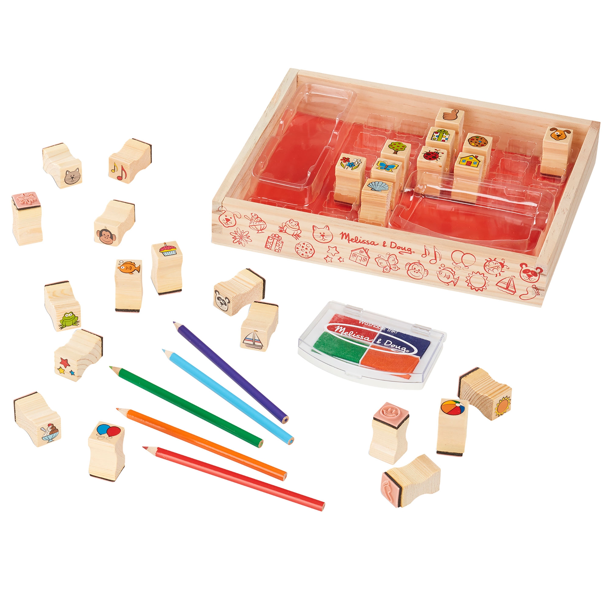 melissa and doug favourite things stamp set