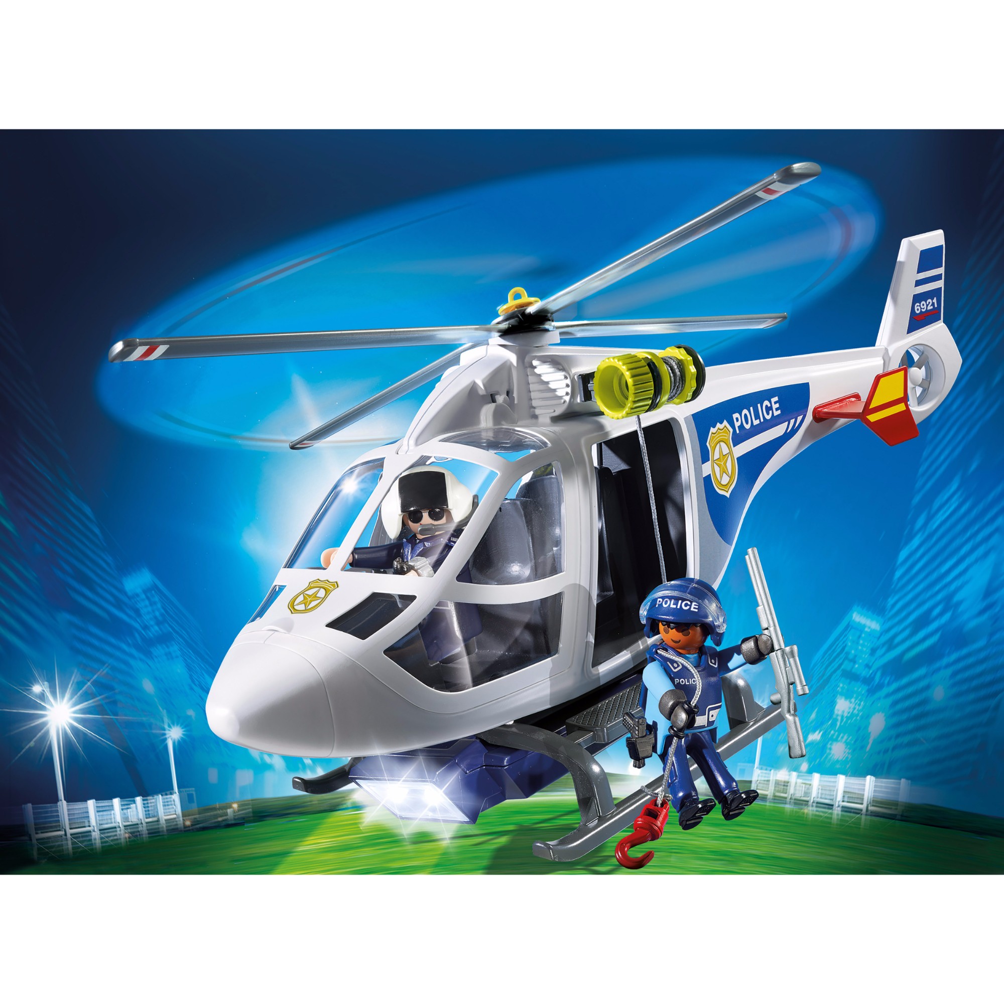 police playmobil helicopter