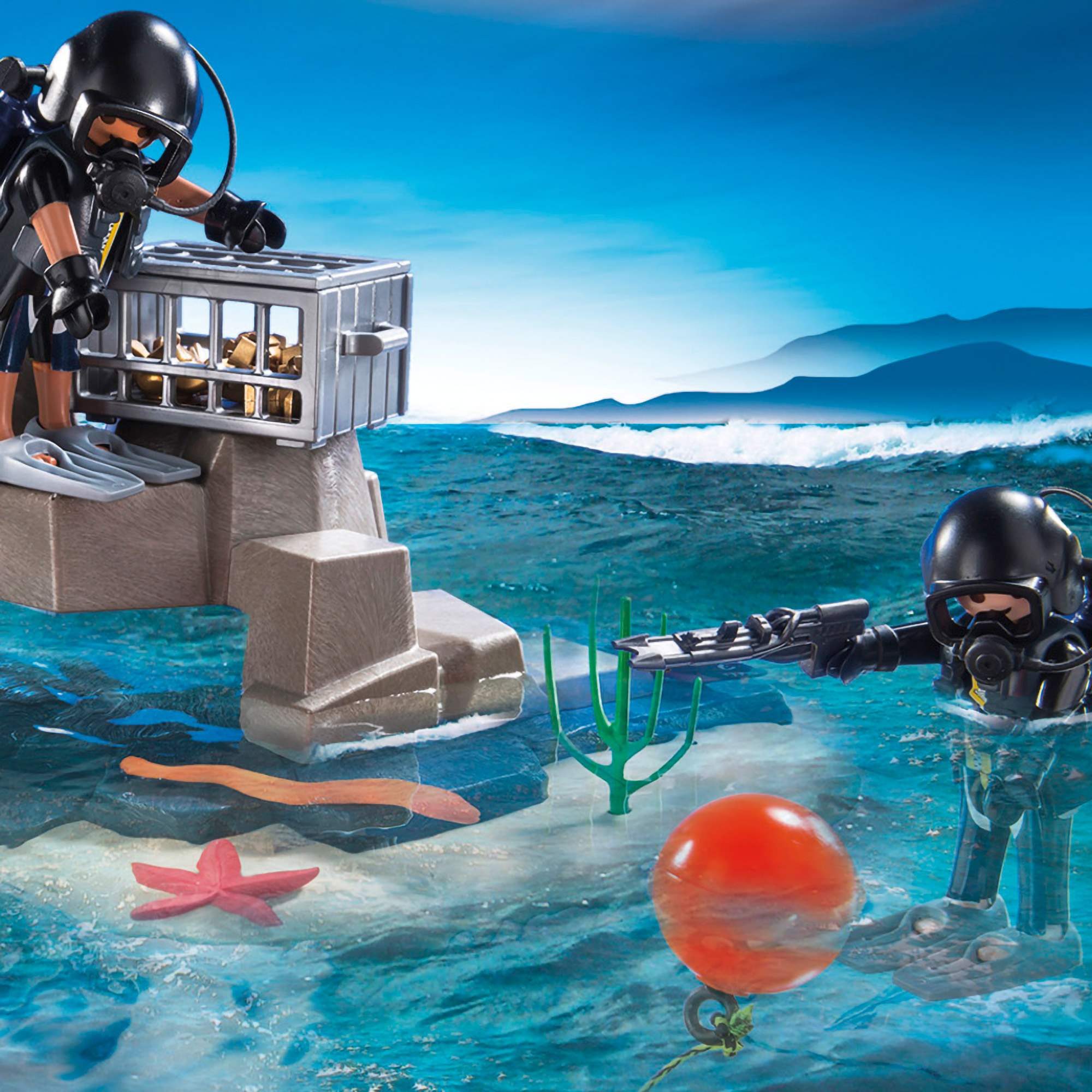 playmobil diver