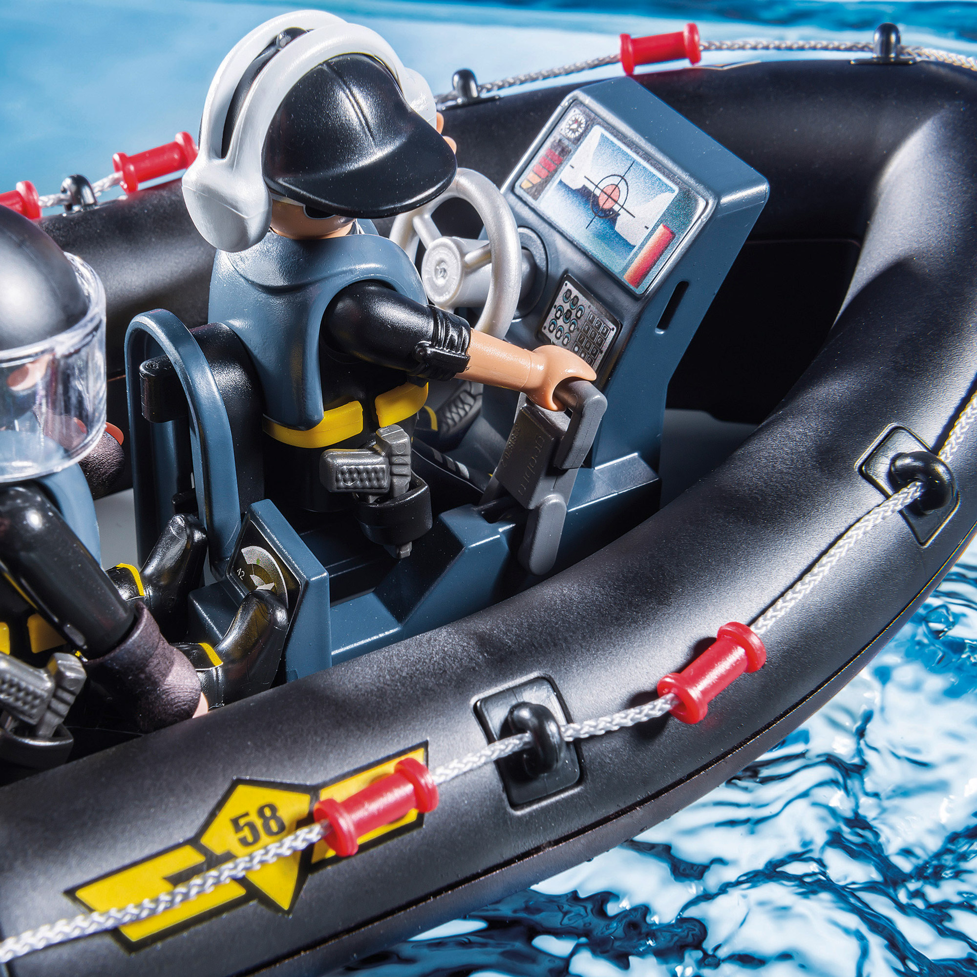 playmobil swat boat