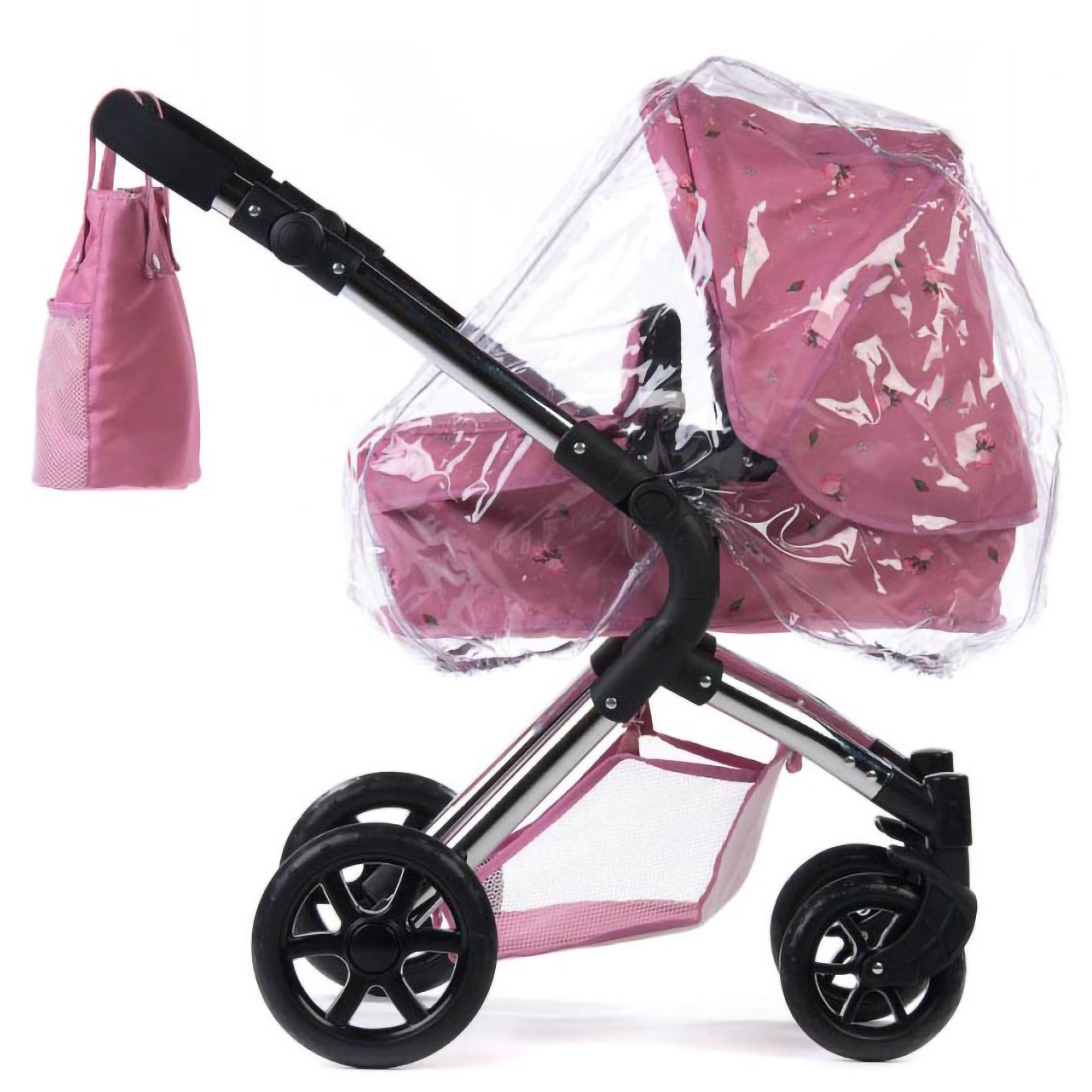 dolls double buggy rain cover