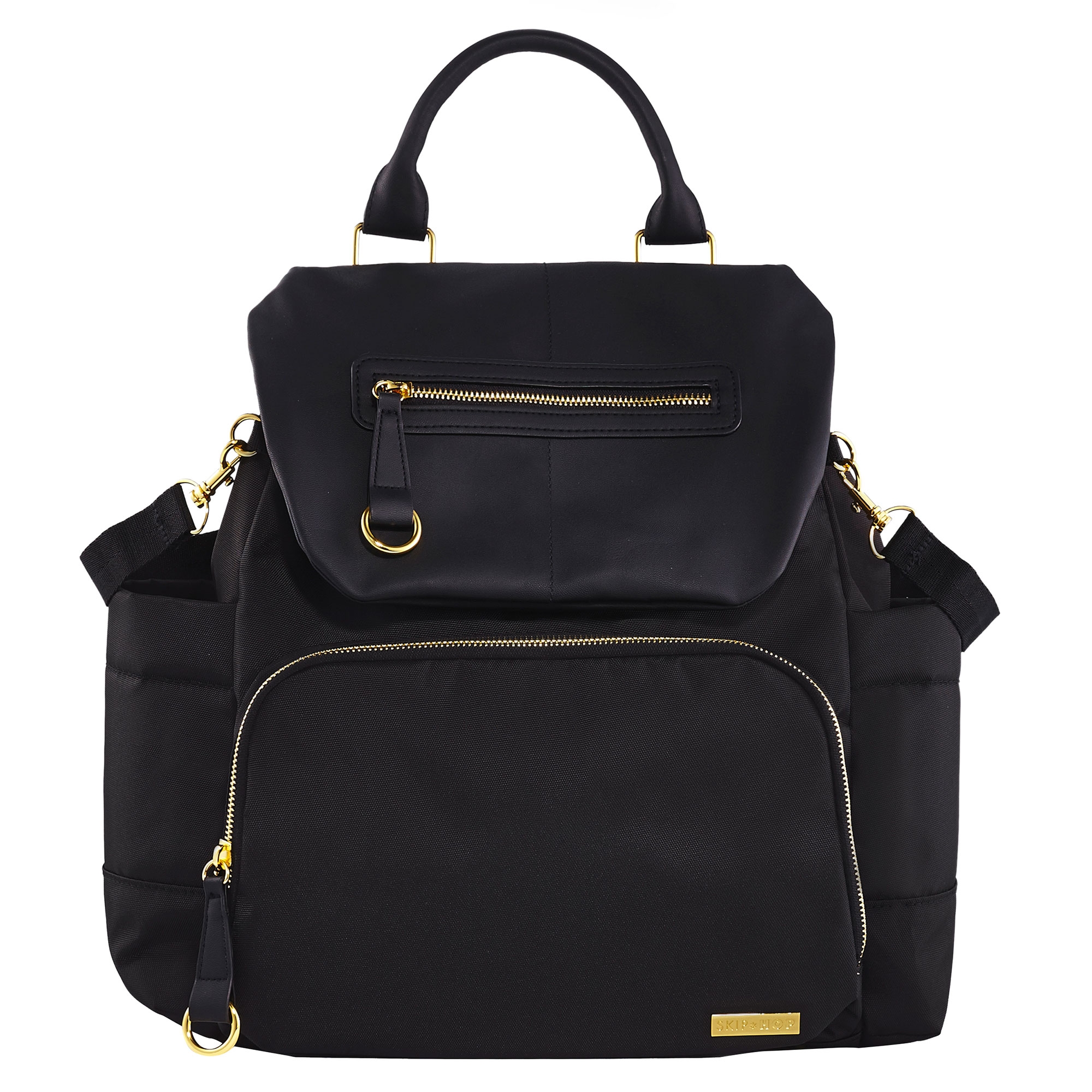 leather baby changing backpack