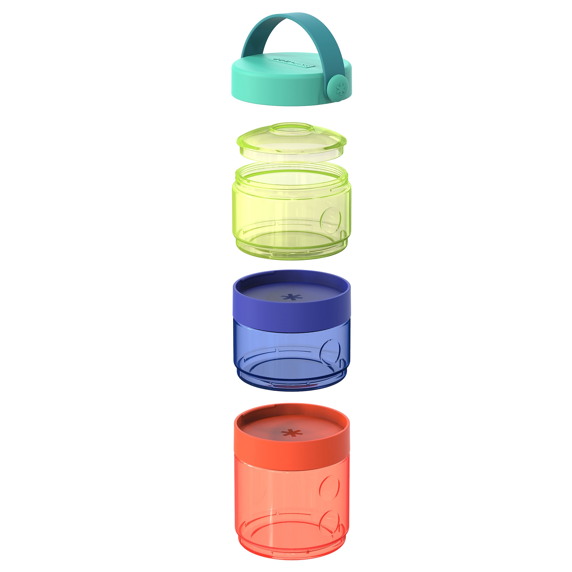 Skip Hop Grab And Go Baby Feeding 7 Piece Formula To Food Stacking